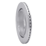 Dynamic Friction 2008-2014 Cadillac CTS Rear Right Drilled & Slotted Silver Brake Rotor by Dynamic Friction Company 631-46026R