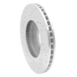 Dynamic Friction 2009-2011 Cadillac STS Front Right Drilled & Slotted Silver Brake Rotor by Dynamic Friction Company 631-46028R