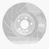 Dynamic Friction 2009-2015 Cadillac CTS Front Right Drilled & Slotted Silver Brake Rotor by Dynamic Friction Company 631-46029R