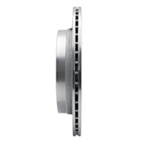 Dynamic Friction 2013-2019 Cadillac XTS Rear Left Drilled & Slotted Silver Brake Rotor by Dynamic Friction Company 631-46034L