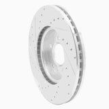 Dynamic Friction 2014-2019 Buick Cascada Front Right Drilled & Slotted Silver Brake Rotor by Dynamic Friction Company 631-46037R