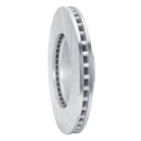 Dynamic Friction 2014-2020 Cadillac CT6 Front Left Drilled & Slotted Silver Brake Rotor by Dynamic Friction Company 631-46038L