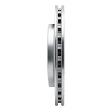 Dynamic Friction 2004-2009 Cadillac SRX Rear Left Drilled & Slotted Silver Brake Rotor by Dynamic Friction Company 631-46044L