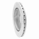 Dynamic Friction 2004-2009 Cadillac SRX Rear Right Drilled & Slotted Silver Brake Rotor by Dynamic Friction Company 631-46044R
