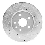 Dynamic Friction 2019-2025 Buick Envision Front Right Drilled & Slotted Silver Brake Rotor by Dynamic Friction Company 631-46061R