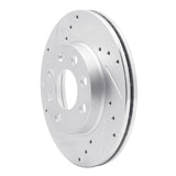 R1 Concepts 1988-2020 Chevrolet Chevy I (Mexico) Front Left Drilled & Slotted Silver Brake Rotor by R1 Concepts 631-47000L