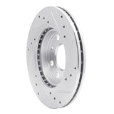 R1 Concepts 1988-2020 Chevrolet Chevy I (Mexico) Front Left Drilled & Slotted Silver Brake Rotor by R1 Concepts 631-47000L