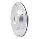 R1 Concepts 1988-2020 Chevrolet Spark (Mexico) Front Right Drilled & Slotted Silver Brake Rotor by R1 Concepts 631-47000R