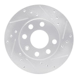 R1 Concepts 1988-2020 Chevrolet Spark (Mexico) Front Right Drilled & Slotted Silver Brake Rotor by R1 Concepts 631-47000R