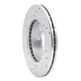 R1 Concepts 1988-2020 Chevrolet Spark (Mexico) Front Right Drilled & Slotted Silver Brake Rotor by R1 Concepts 631-47000R
