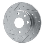 R1 Concepts 1985-1989 Chevrolet SPECTRUM Front Left Drilled & Slotted Silver Brake Rotor by R1 Concepts 631-47001L
