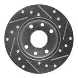 R1 Concepts 1985-1989 Chevrolet SPECTRUM Front Left Drilled & Slotted Silver Brake Rotor by R1 Concepts 631-47001L