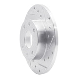 R1 Concepts 1985-1989 Chevrolet SPECTRUM Front Right Drilled & Slotted Silver Brake Rotor by R1 Concepts 631-47001R