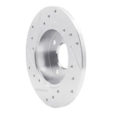 R1 Concepts 1985-1989 Chevrolet SPECTRUM Front Right Drilled & Slotted Silver Brake Rotor by R1 Concepts 631-47001R