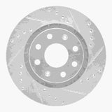Dynamic Friction 2004-2017 Chevrolet Optra (USA/Canada) Front Right Drilled & Slotted Silver Brake Rotor by Dynamic Friction Company 631-47003R