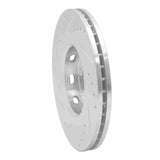 Dynamic Friction 2004-2017 Chevrolet Optra (USA/Canada) Front Right Drilled & Slotted Silver Brake Rotor by Dynamic Friction Company 631-47003R