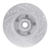 R1 Concepts 1967-1974 Buick SportWagon Front Left Drilled & Slotted Silver Brake Rotor by R1 Concepts 631-47004L