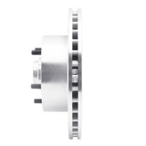 R1 Concepts 1967-1974 Buick SportWagon Front Left Drilled & Slotted Silver Brake Rotor by R1 Concepts 631-47004L