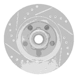 R1 Concepts 1967-1974 Buick Skylark Front Right Drilled & Slotted Silver Brake Rotor by R1 Concepts 631-47004R