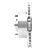 R1 Concepts 1967-1974 Buick Skylark Front Right Drilled & Slotted Silver Brake Rotor by R1 Concepts 631-47004R