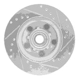R1 Concepts 1970-1981 Buick Skylark Front Left Drilled & Slotted Silver Brake Rotor by R1 Concepts 631-47005L