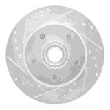 R1 Concepts 1970-1981 Buick Skylark Front Left Drilled & Slotted Silver Brake Rotor by R1 Concepts 631-47005L