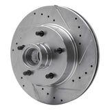 R1 Concepts 1970-1981 Buick LeSabre Front Right Drilled & Slotted Silver Brake Rotor by R1 Concepts 631-47005R