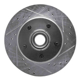 R1 Concepts 1970-1981 Buick LeSabre Front Right Drilled & Slotted Silver Brake Rotor by R1 Concepts 631-47005R