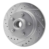 R1 Concepts 1977-1978 Buick LeSabre Front Left Drilled & Slotted Silver Brake Rotor by R1 Concepts 631-47006L