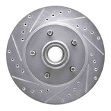 R1 Concepts 1977-1978 Buick LeSabre Front Left Drilled & Slotted Silver Brake Rotor by R1 Concepts 631-47006L