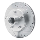 R1 Concepts 1978-1978 Buick Regal Front Left Drilled & Slotted Silver Brake Rotor by R1 Concepts 631-47007L