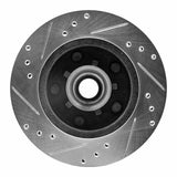 R1 Concepts 1978-1978 Buick Regal Front Left Drilled & Slotted Silver Brake Rotor by R1 Concepts 631-47007L