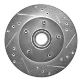 R1 Concepts 1978-1978 Buick Regal Front Left Drilled & Slotted Silver Brake Rotor by R1 Concepts 631-47007L