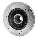 R1 Concepts 1978-1978 Buick Regal Front Left Drilled & Slotted Silver Brake Rotor by R1 Concepts 631-47007L