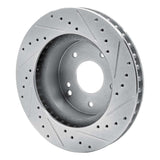 R1 Concepts 1963-1982 Chevrolet Corvette Front Left/Rear Left Drilled & Slotted Silver Brake Rotor by R1 Concepts 631-47008L
