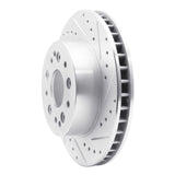 R1 Concepts 1963-1982 Chevrolet Camaro Rear Right/Front Right Drilled & Slotted Silver Brake Rotor by R1 Concepts 631-47008R