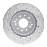R1 Concepts 1963-1982 Chevrolet Camaro Rear Right/Front Right Drilled & Slotted Silver Brake Rotor by R1 Concepts 631-47008R