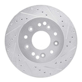 R1 Concepts 1963-1982 Chevrolet Camaro Rear Right/Front Right Drilled & Slotted Silver Brake Rotor by R1 Concepts 631-47008R