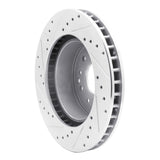 R1 Concepts 1963-1982 Chevrolet Camaro Rear Right/Front Right Drilled & Slotted Silver Brake Rotor by R1 Concepts 631-47008R