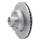 R1 Concepts 1978-1990 Buick LeSabre Front Left Drilled & Slotted Silver Brake Rotor by R1 Concepts 631-47009L