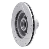R1 Concepts 1978-1990 Buick LeSabre Front Left Drilled & Slotted Silver Brake Rotor by R1 Concepts 631-47009L