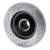 R1 Concepts 1978-1990 Buick Electra Front Right Drilled & Slotted Silver Brake Rotor by R1 Concepts 631-47009R