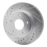 R1 Concepts 1963-1982 Chevrolet Corvette Front Left Drilled & Slotted Silver Brake Rotor by R1 Concepts 631-47011L