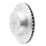 R1 Concepts 1963-1982 Chevrolet Corvette Front Right Drilled & Slotted Silver Brake Rotor by R1 Concepts 631-47011R