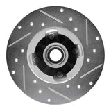 R1 Concepts 1978-1987 Chevrolet Chevette Front Left Drilled & Slotted Silver Brake Rotor by R1 Concepts 631-47012L