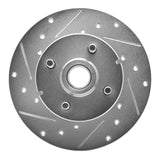 R1 Concepts 1978-1987 Chevrolet Chevette Front Left Drilled & Slotted Silver Brake Rotor by R1 Concepts 631-47012L