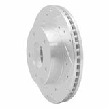 R1 Concepts 1982-1988 Chevrolet Camaro Rear Left Drilled & Slotted Silver Brake Rotor by R1 Concepts 631-47014L