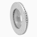 R1 Concepts 1982-1988 Chevrolet Camaro Rear Left Drilled & Slotted Silver Brake Rotor by R1 Concepts 631-47014L