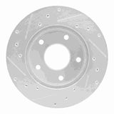 R1 Concepts 1982-1988 Chevrolet Camaro Rear Right Drilled & Slotted Silver Brake Rotor by R1 Concepts 631-47014R