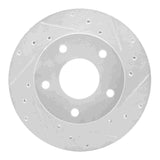 R1 Concepts 1982-1988 Chevrolet Camaro Rear Right Drilled & Slotted Silver Brake Rotor by R1 Concepts 631-47014R